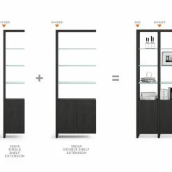 BDI Linea Double Shelf Extension