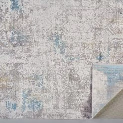 Feizy Cadiz - Ivory And Blue Cool Tones