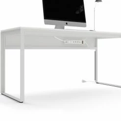 BDI Linea Work Desk And Return