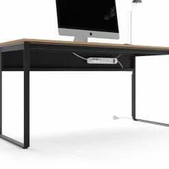 BDI Linea Work Desk And Return